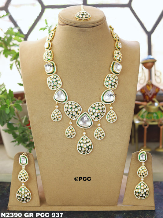 Elegance and Tradition Polki Necklace set