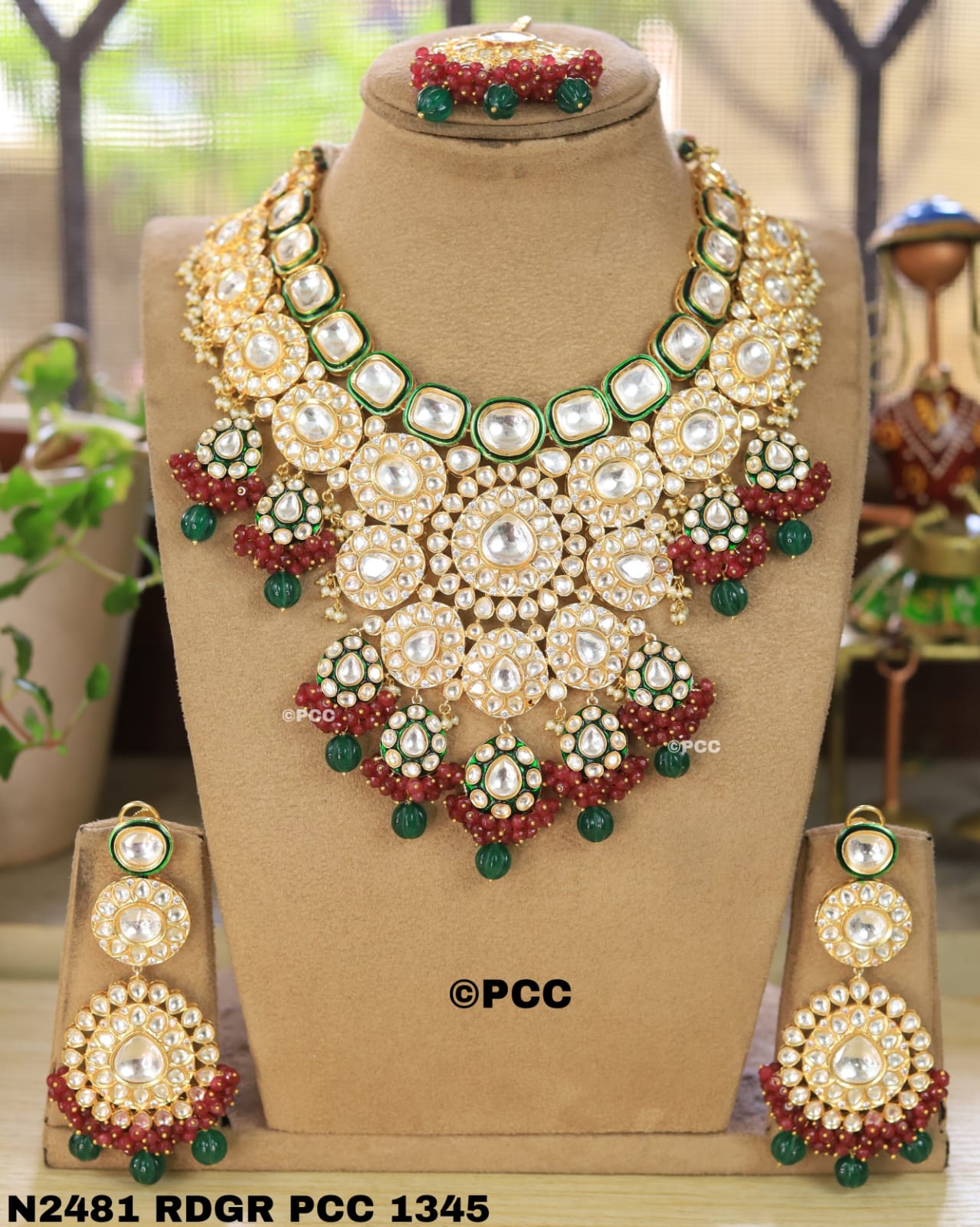 Royal Harmony Polki Necklace Set