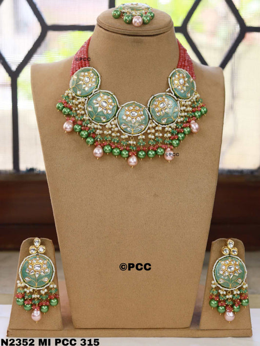 Designer Necklace set with Earrings