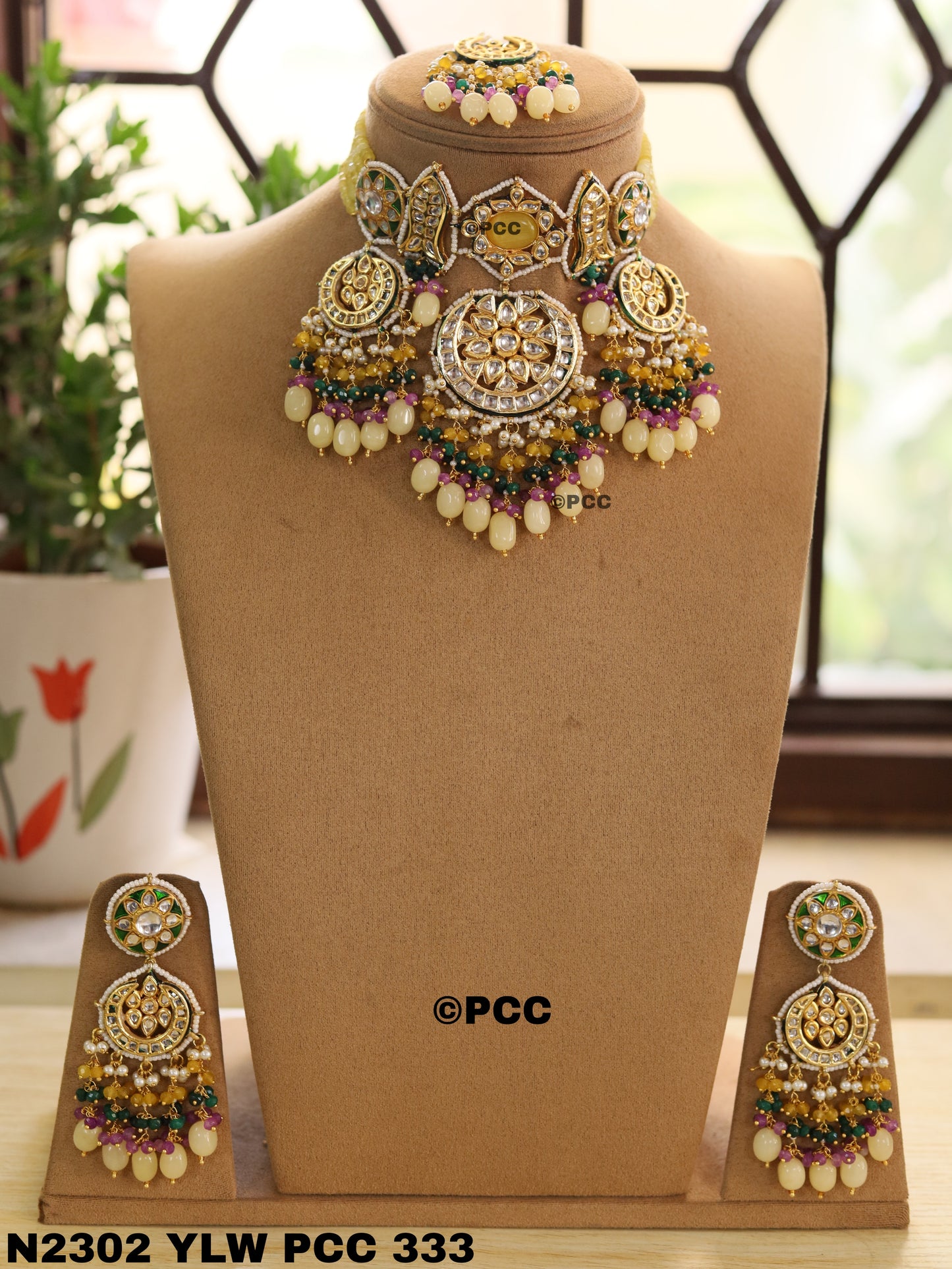 Rajasthani Traditional Handmade Kundan Choker Necklace