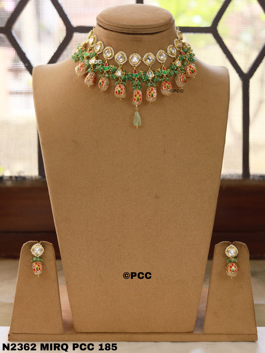 Designer polki Handmade Bridal Necklace