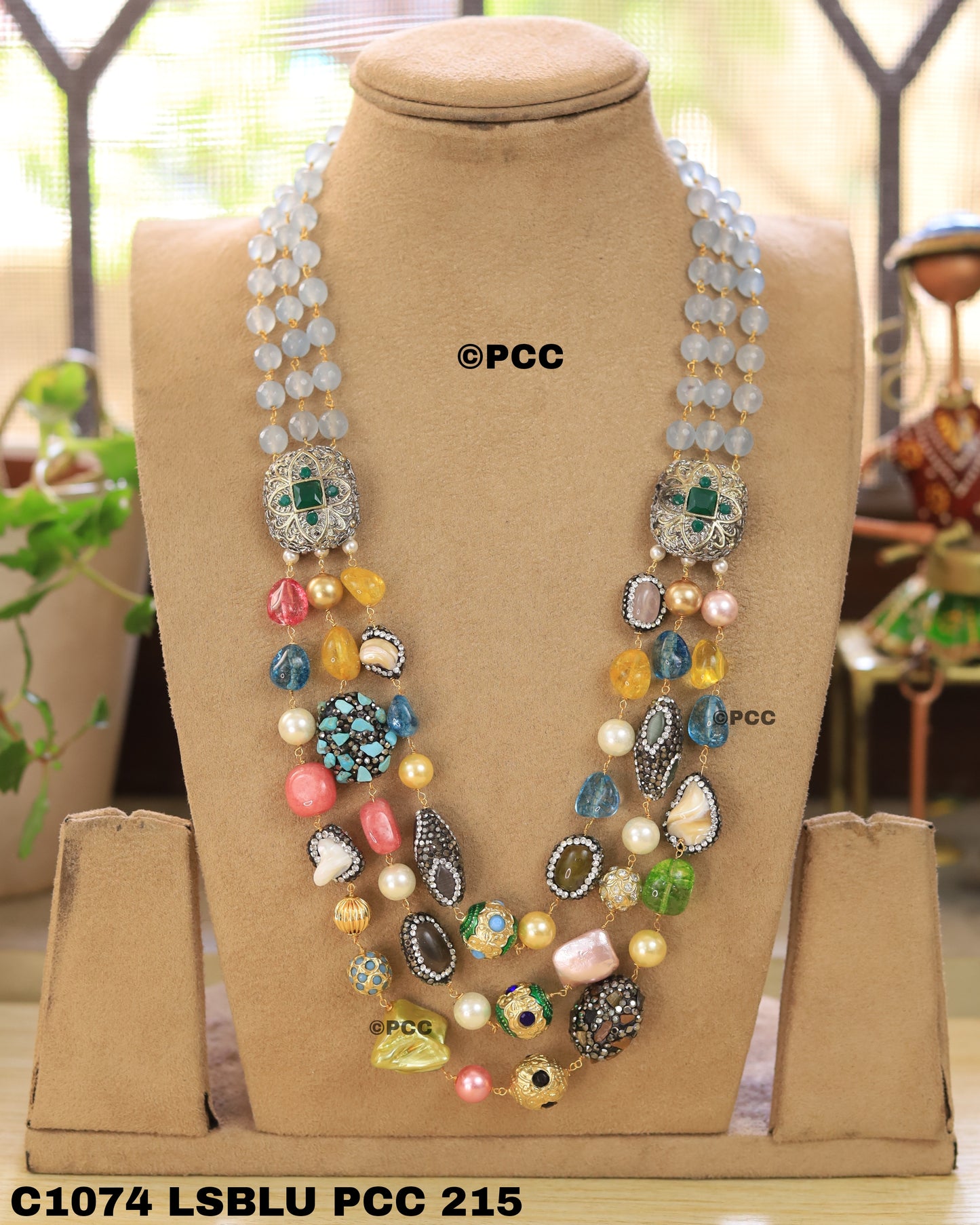 "Heritage Splendour" Gemstone Beads Mala