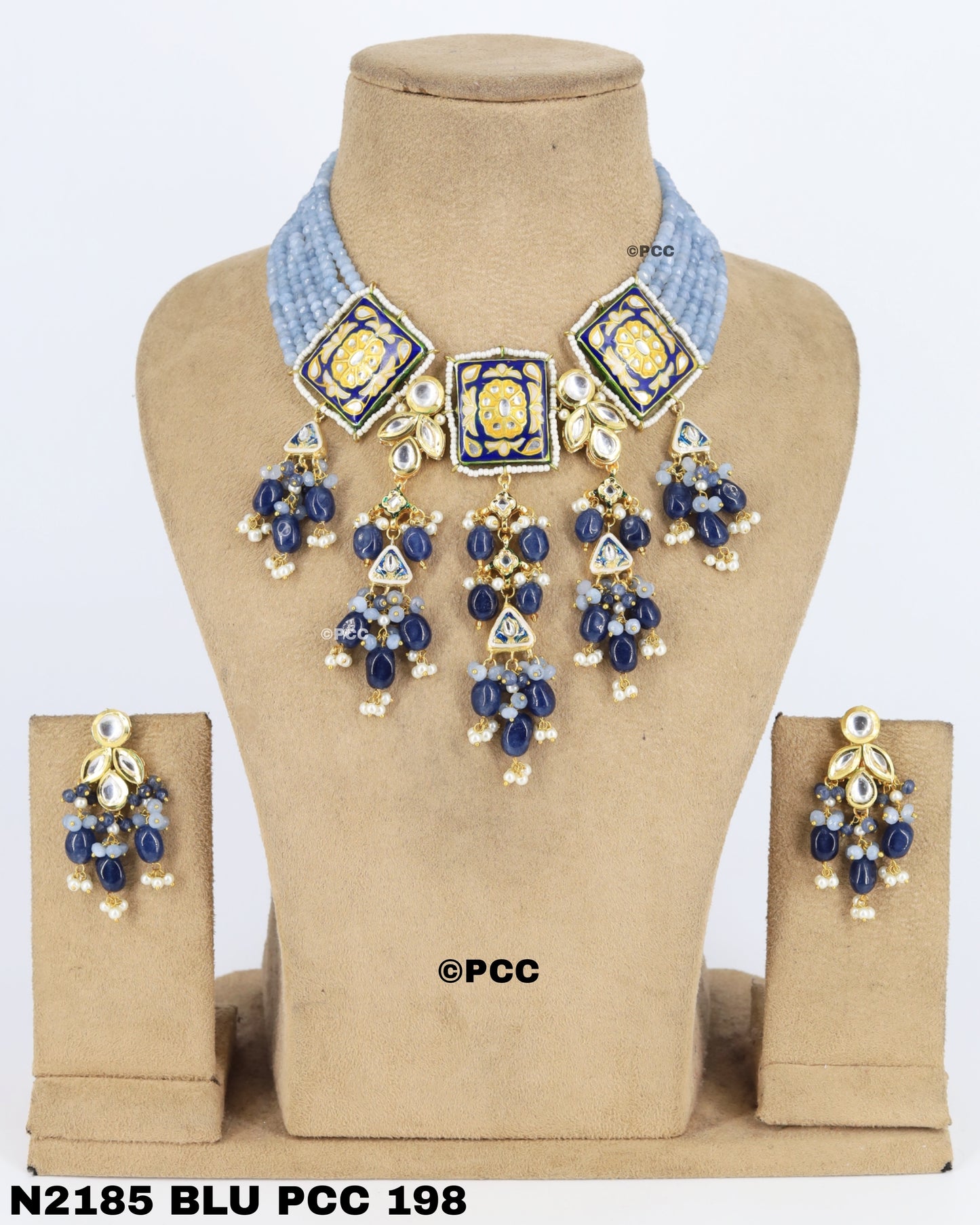 Heritage Treasures Rajasthani Traditional Kundan Necklace Set