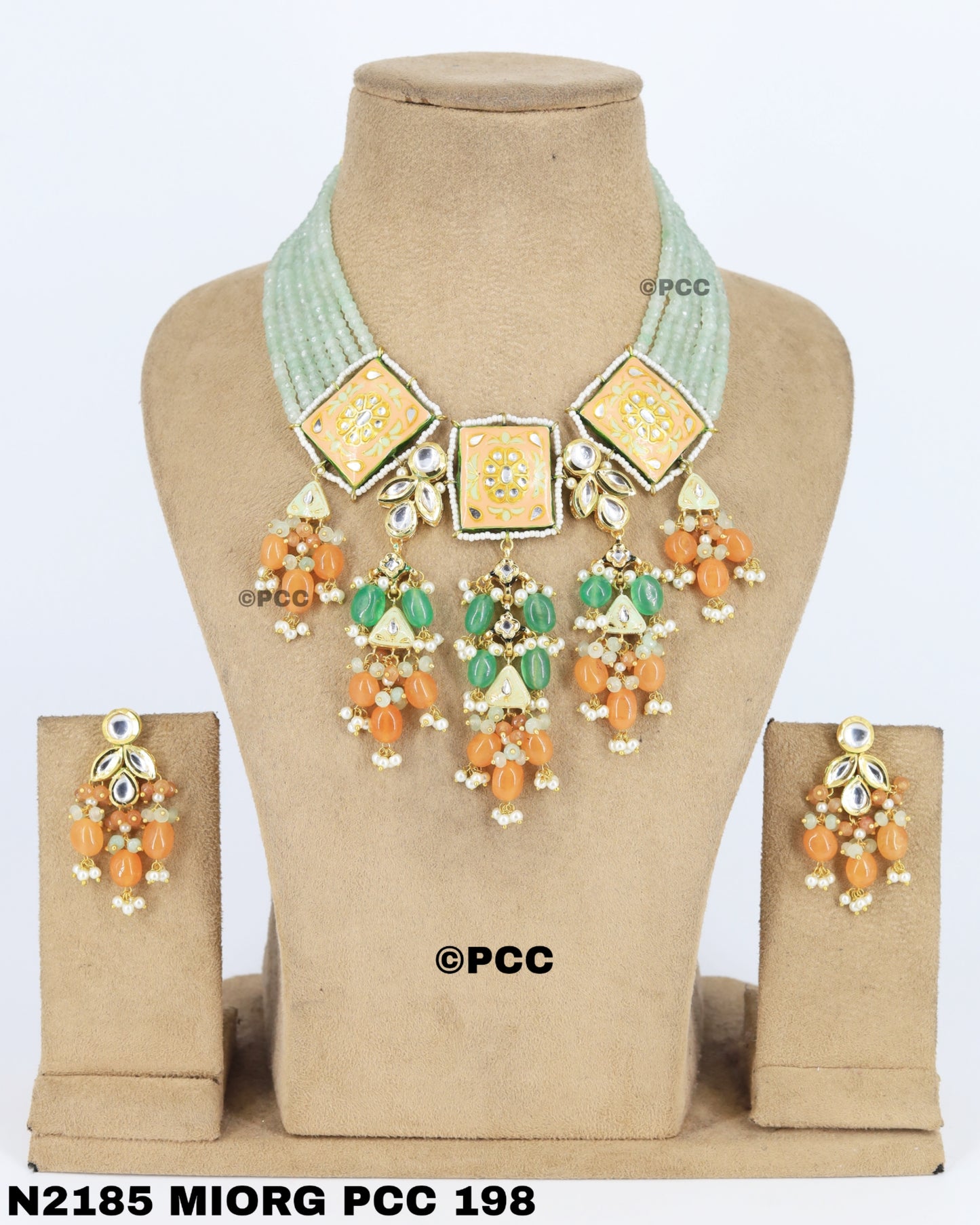 Heritage Treasures Rajasthani Traditional Kundan Necklace Set