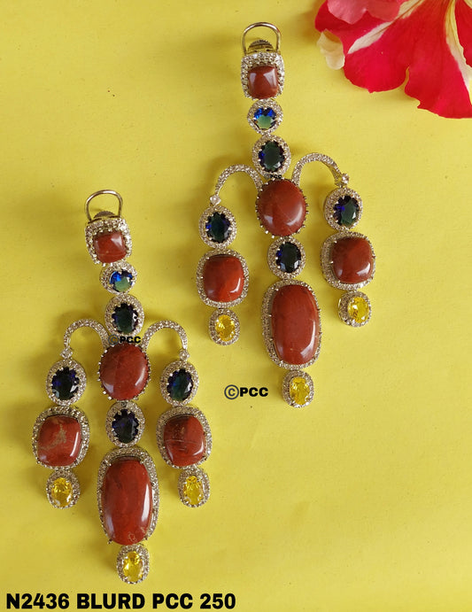 Fusion of Traditional Designer Earrings