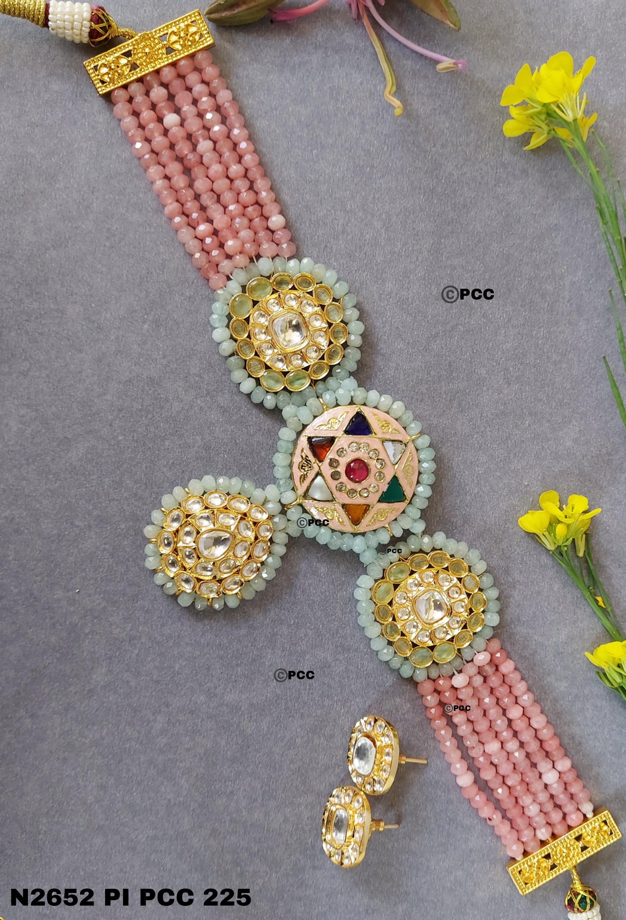 Blossom Kundan Choker Set
