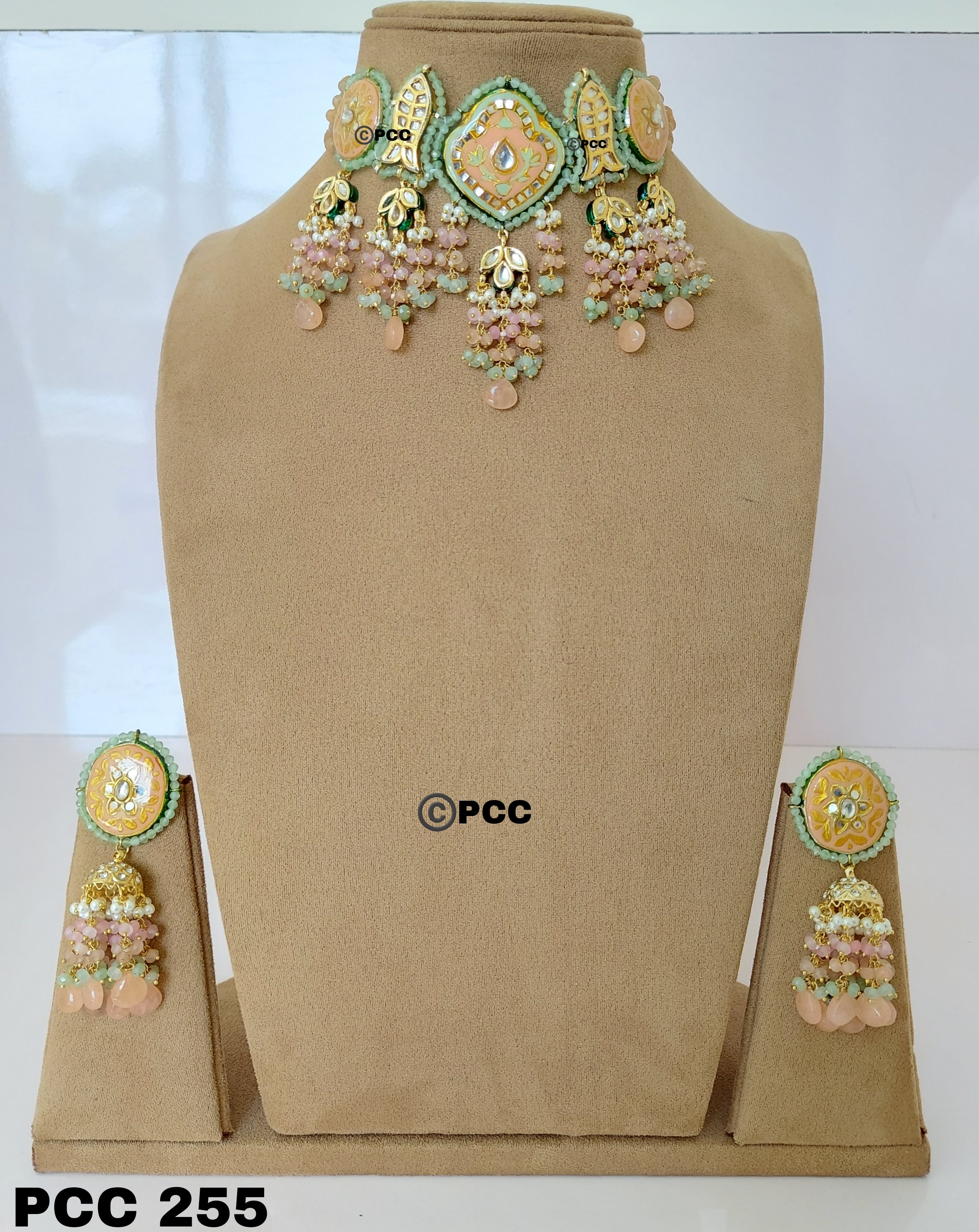 Ruhani Spring Blossom Choker set