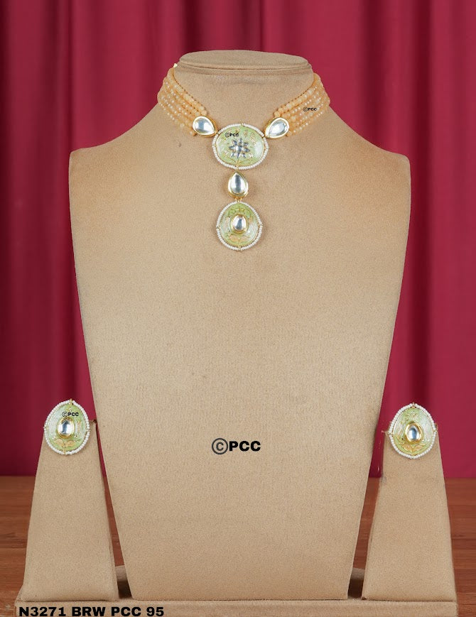 Hariyali Meenakari Rajwada Set