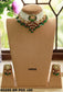 Royal Garden Kundan and Pearls Choker Necklace Set