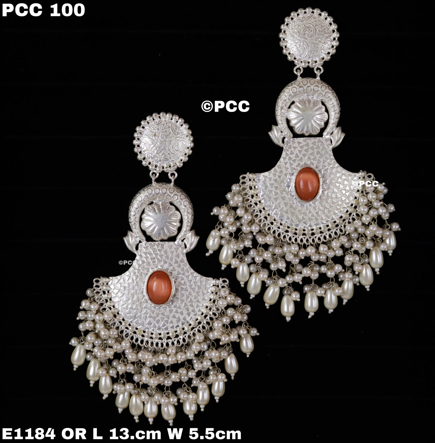 TRADITIONAL STYLE OXIDIZED EARRINGS