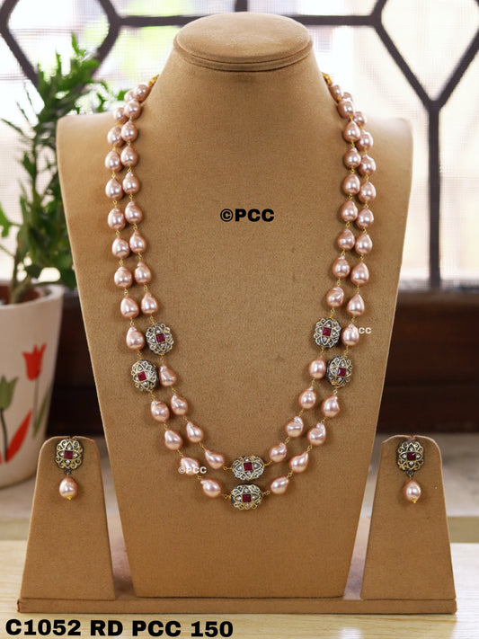 Baroque freshwater pearls Chain