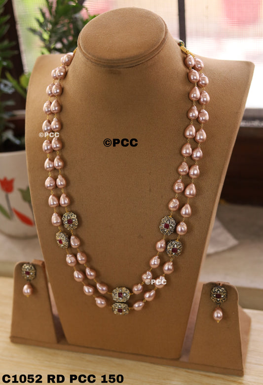 Baroque freshwater pearls Chain