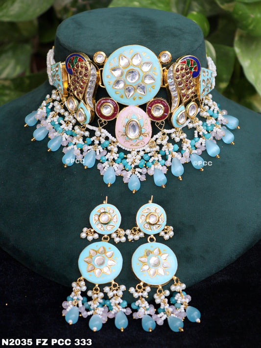 Beautiful Multistrand Necklace & earrings.