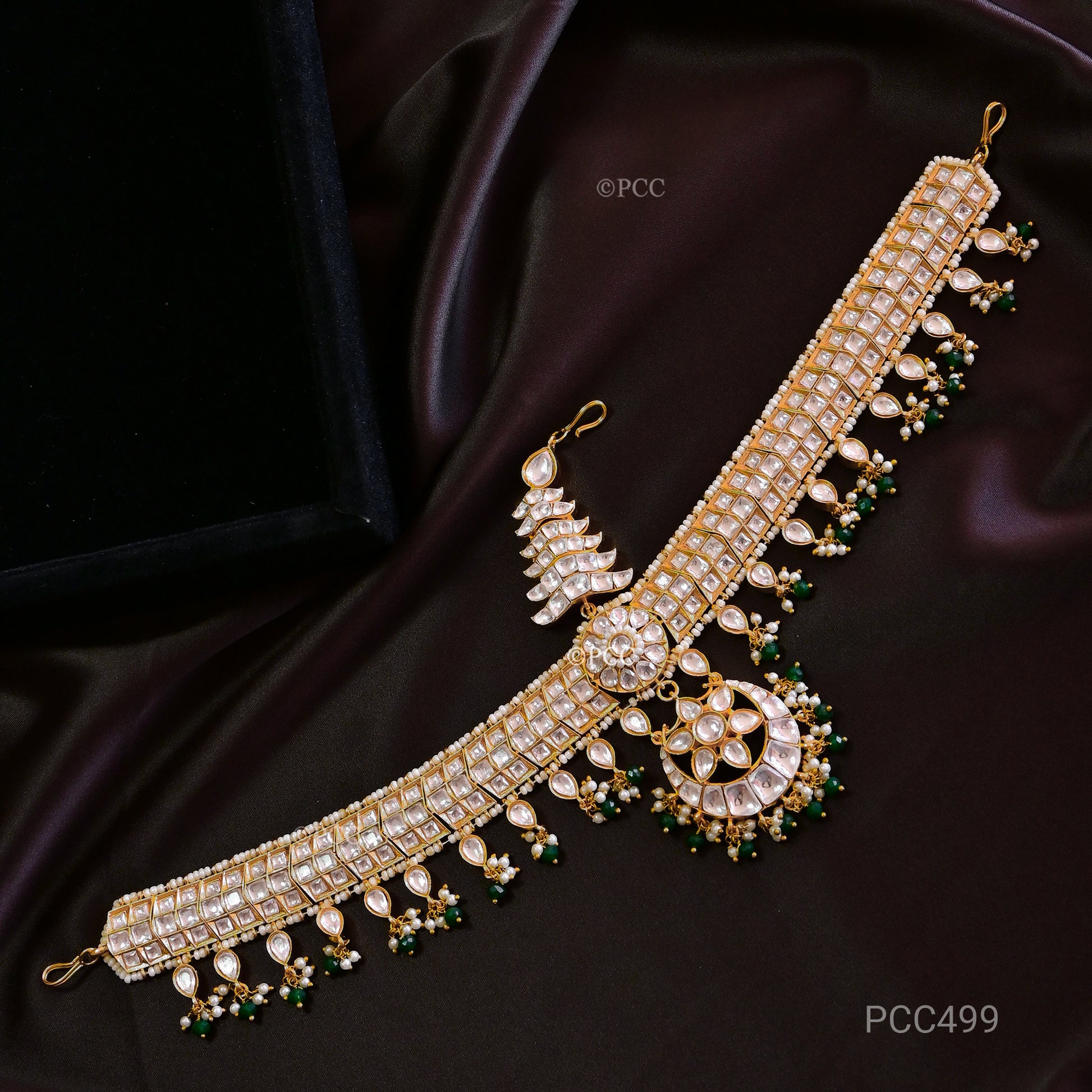 Designe Rajashvini Polkin Kundan Sheeshphool