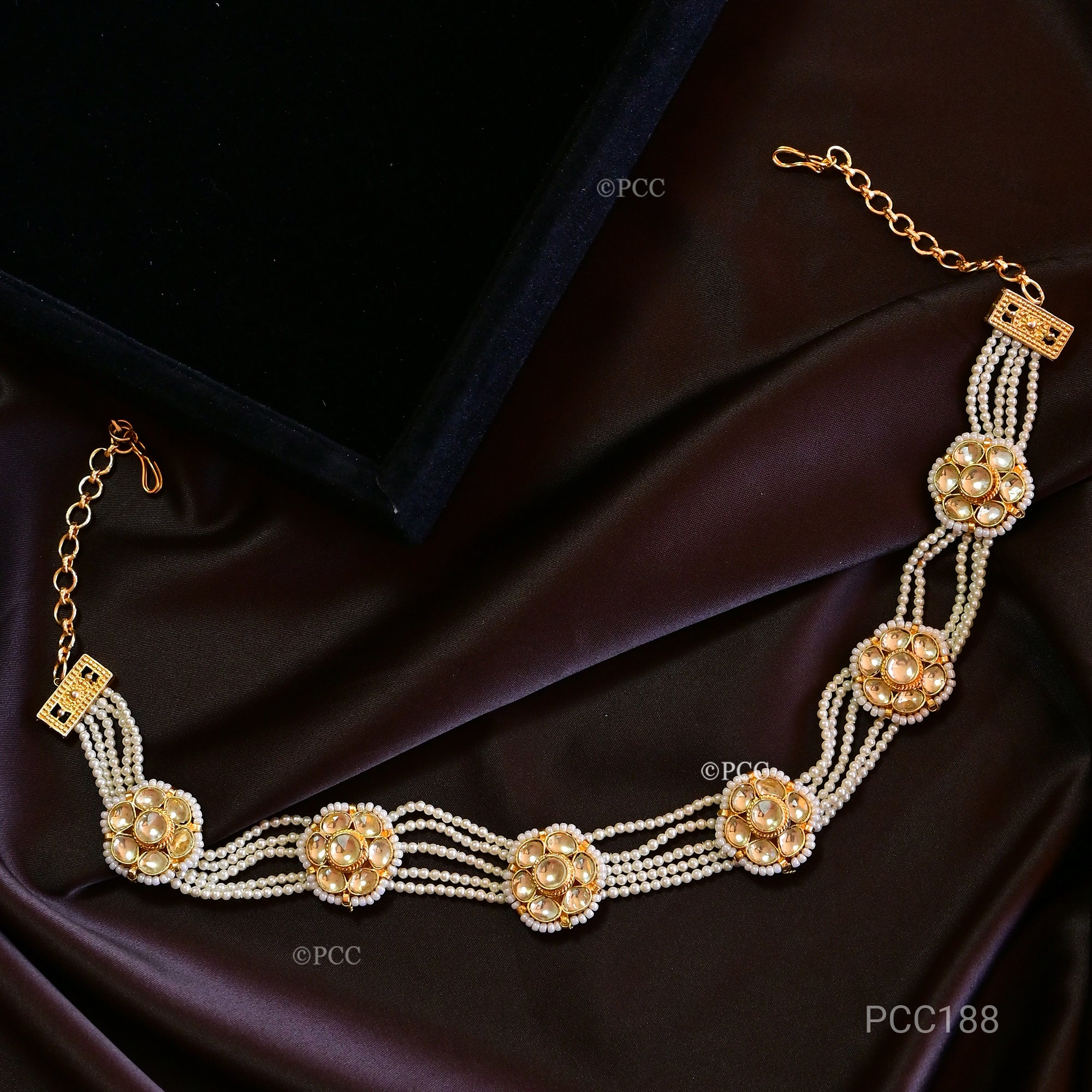 Gulshan Kundan Pearl Matha Patti