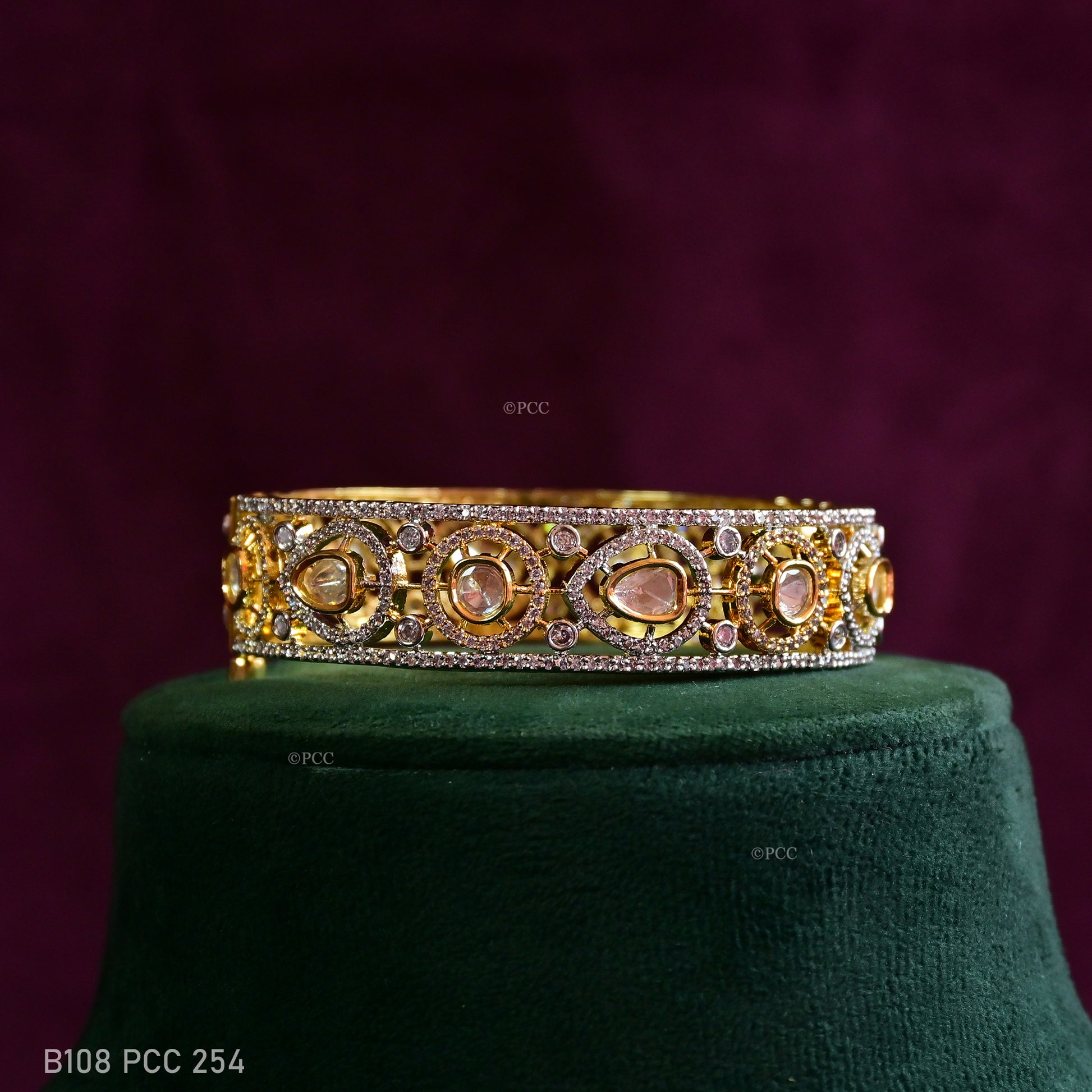 Pinkcity Craft Gold Plated Traditional bangles