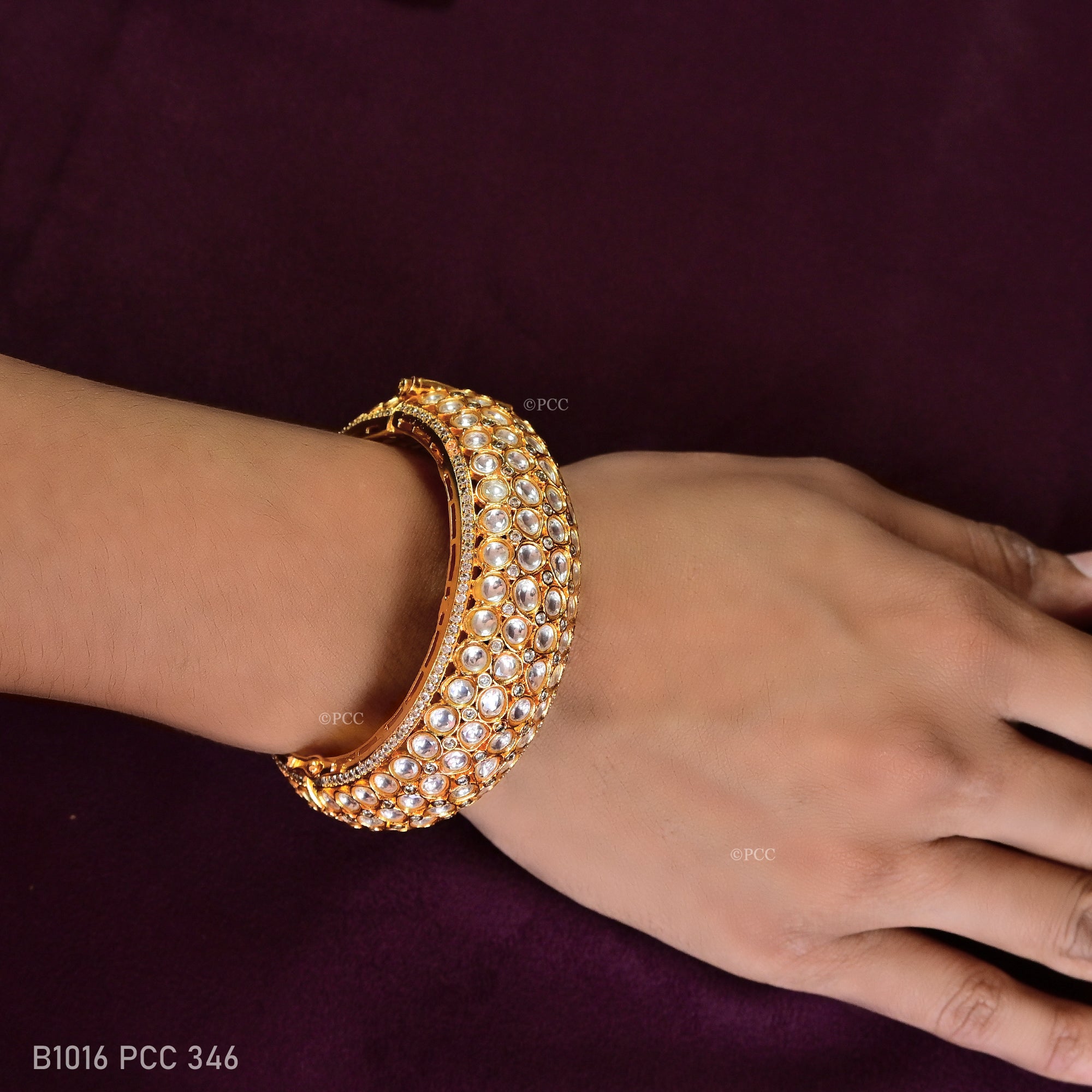 Maharani Uncut Polki Bangle