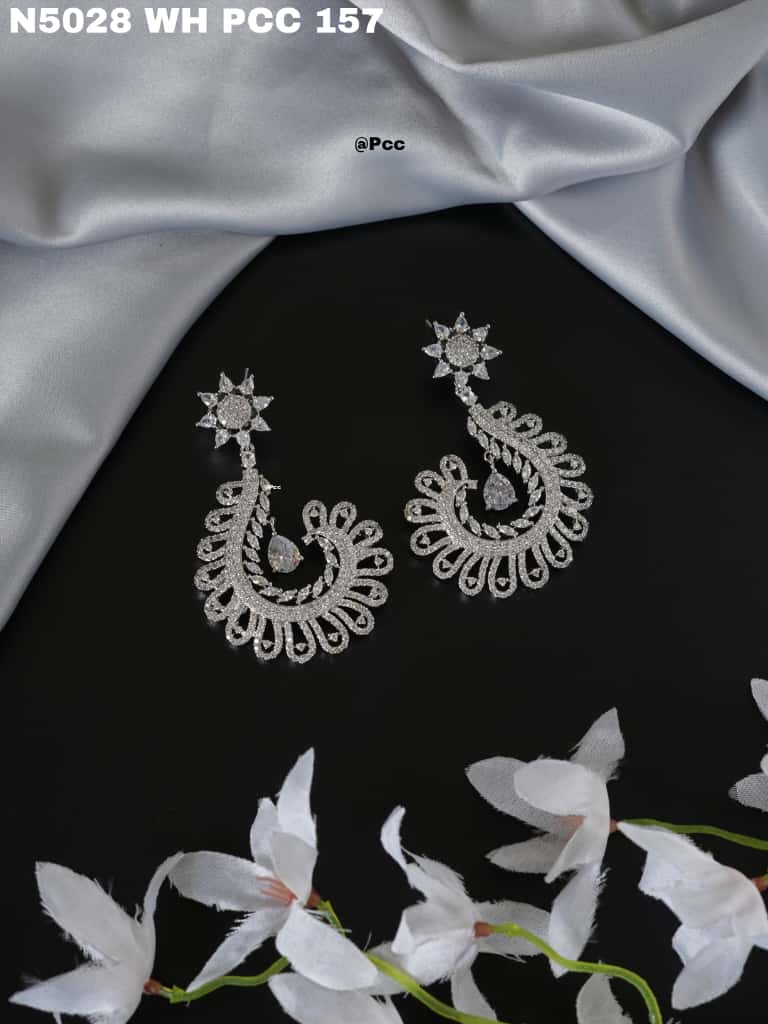 Starlit Paisley CZ Danglers