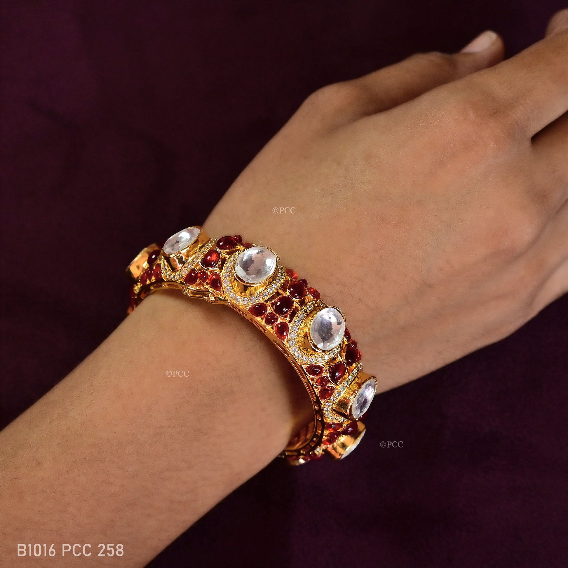 Pinkcity Craft Gold Plated Traditional bangles