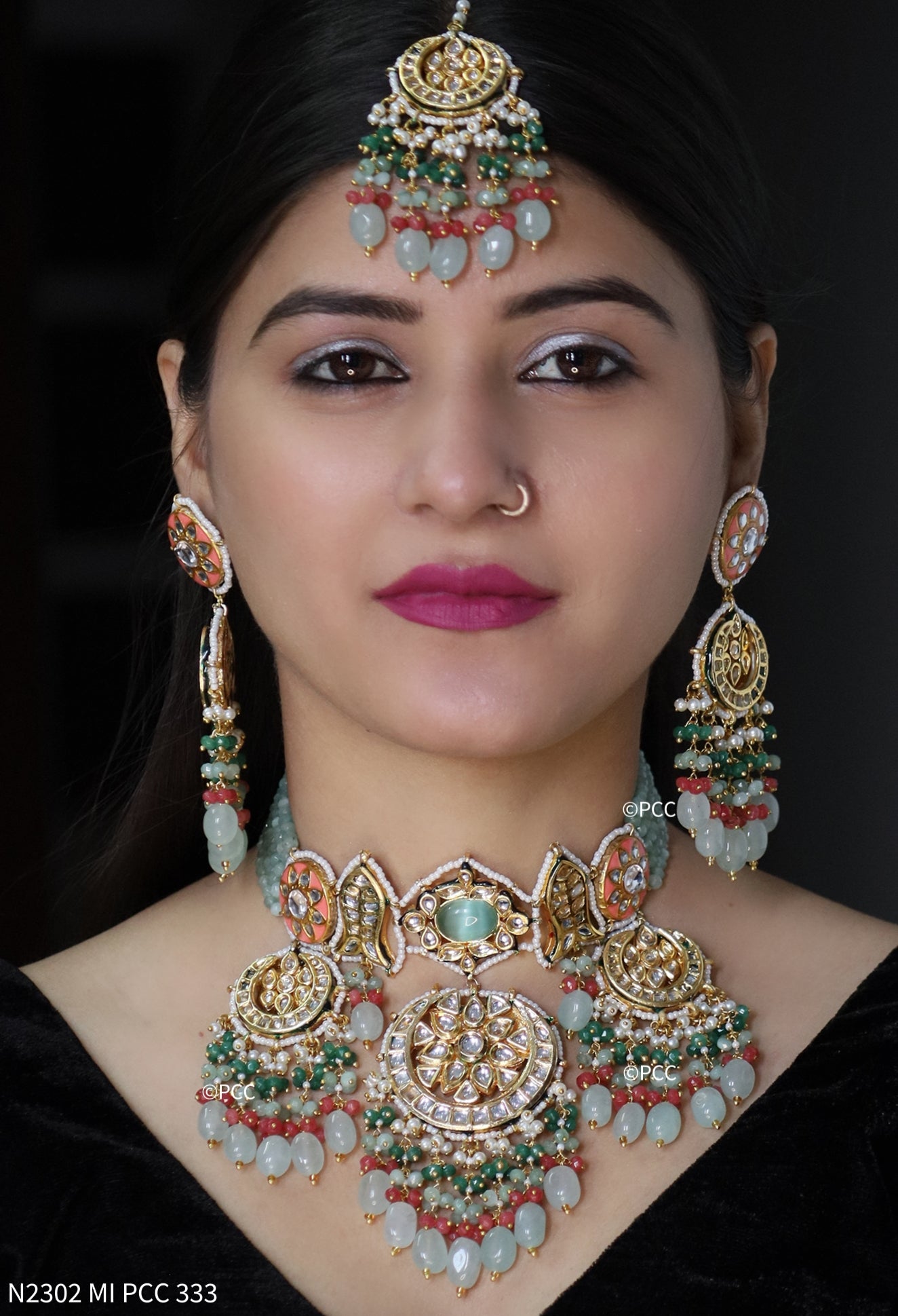 Rajasthani Traditional Handmade Kundan Choker Necklace