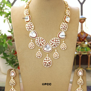 Elegance and Tradition Polki Necklace set