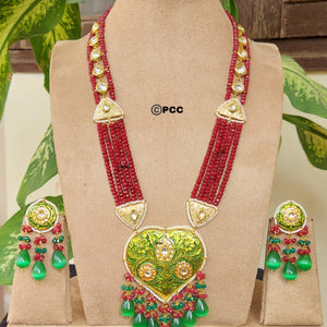 Designer Long Necklace with Earrings sets