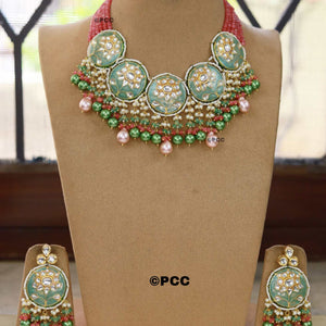 Designer Necklace set with Earrings