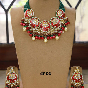 Designer Necklace set with Earrings