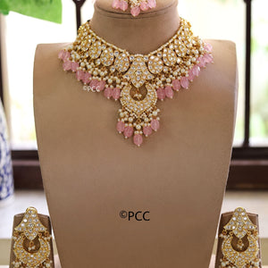 Designer Polki Kundan bridal necklace