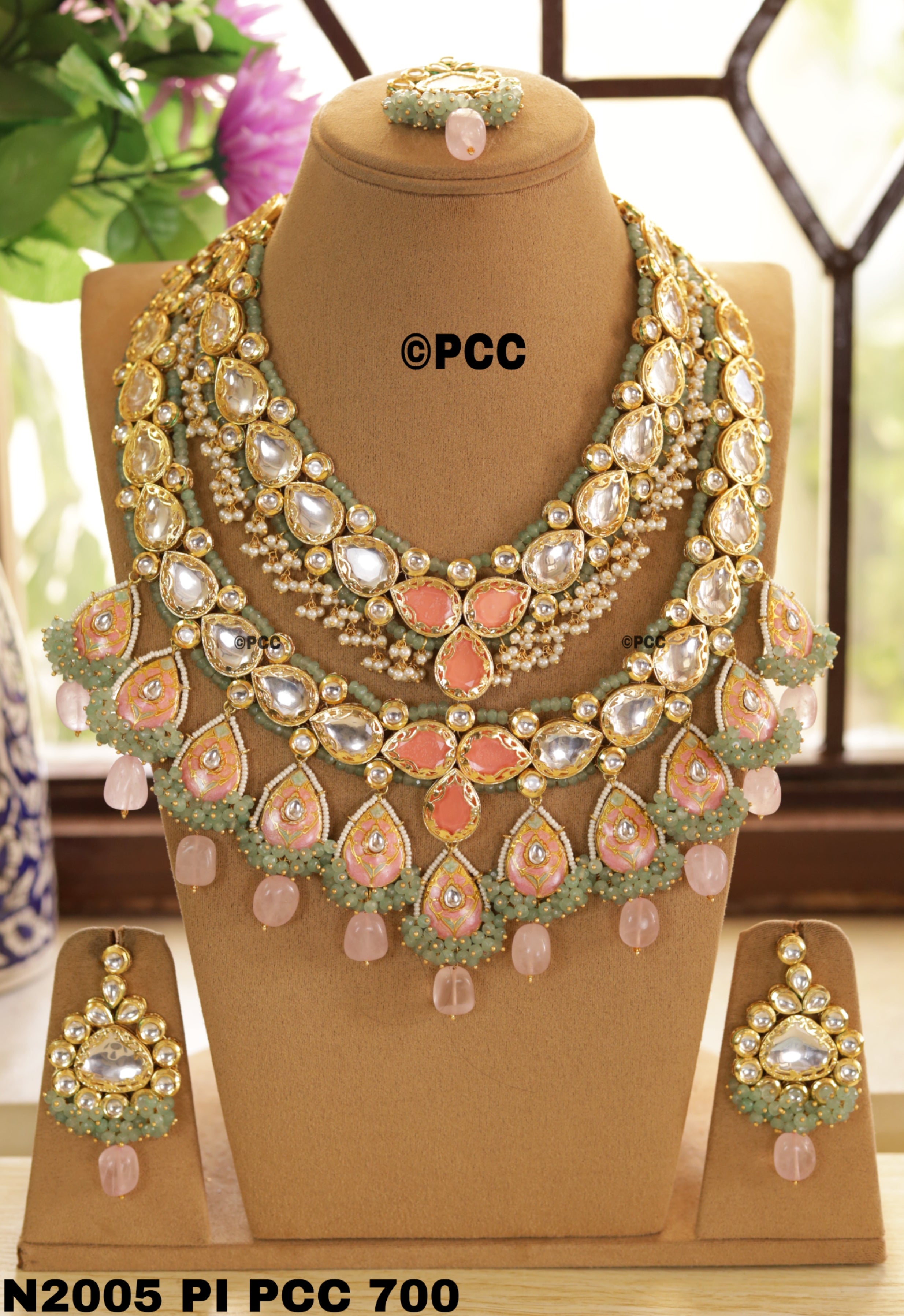 Rajwada Kundan Bridal Necklace Set