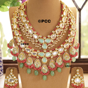 Bridal Necklace Set with Earrings & tikka