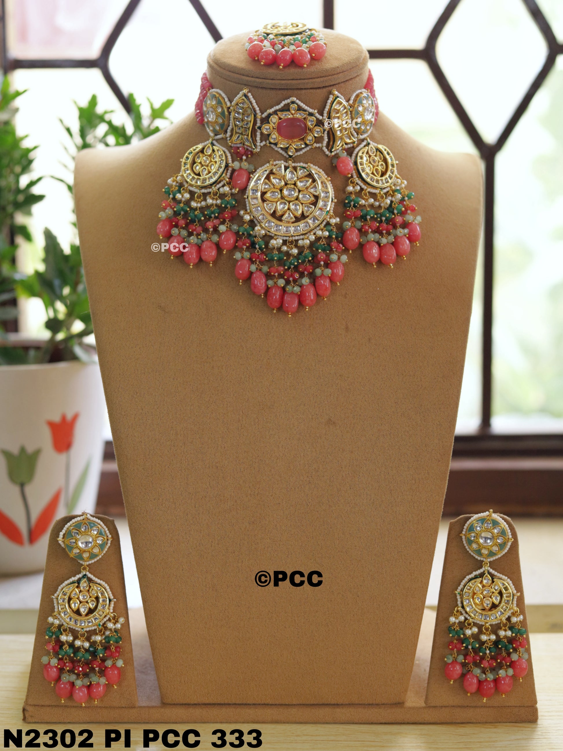 Rajasthani Traditional Handmade Kundan Choker Necklace