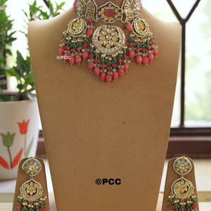 Rajasthani Traditional Handmade Kundan Choker Necklace