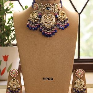 Rajasthani Traditional Handmade Kundan Choker Necklace