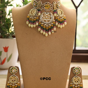 Rajasthani Traditional Handmade Kundan Choker Necklace