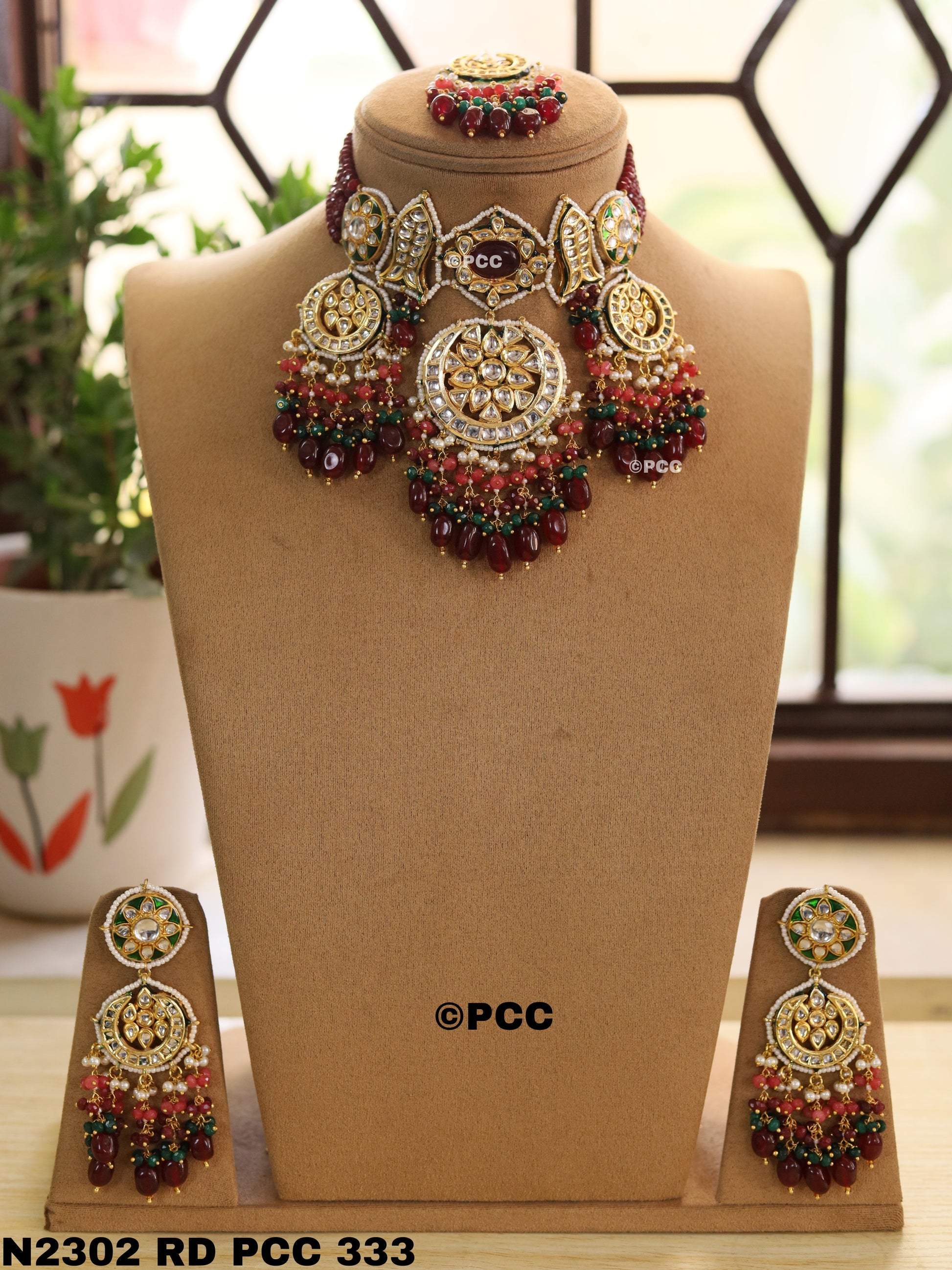 Rajasthani Traditional Handmade Kundan Choker Necklace