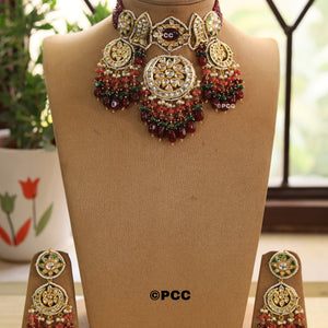 Rajasthani Traditional Handmade Kundan Choker Necklace