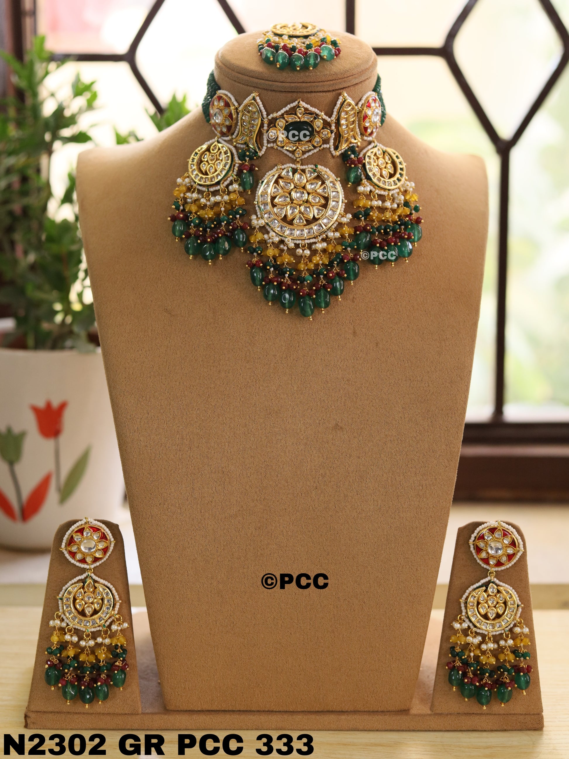 Rajasthani Traditional Handmade Kundan Choker Necklace