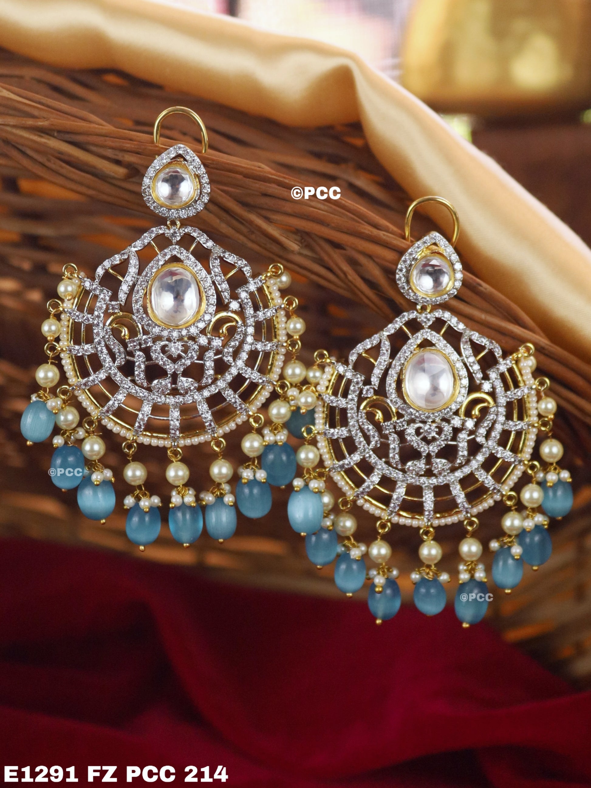 Exclusive Designer Chandbali style Partywear & Wedding Earrings