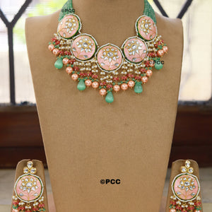 Designer Necklace set with Earrings