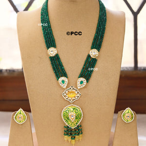 Gorgeous Kundan meenakari  Necklace with Earring sets