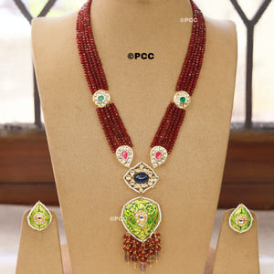 Gorgeous Kundan meenakari  Necklace with Earring sets