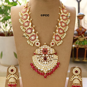 Kundan Elegance Polki Necklace