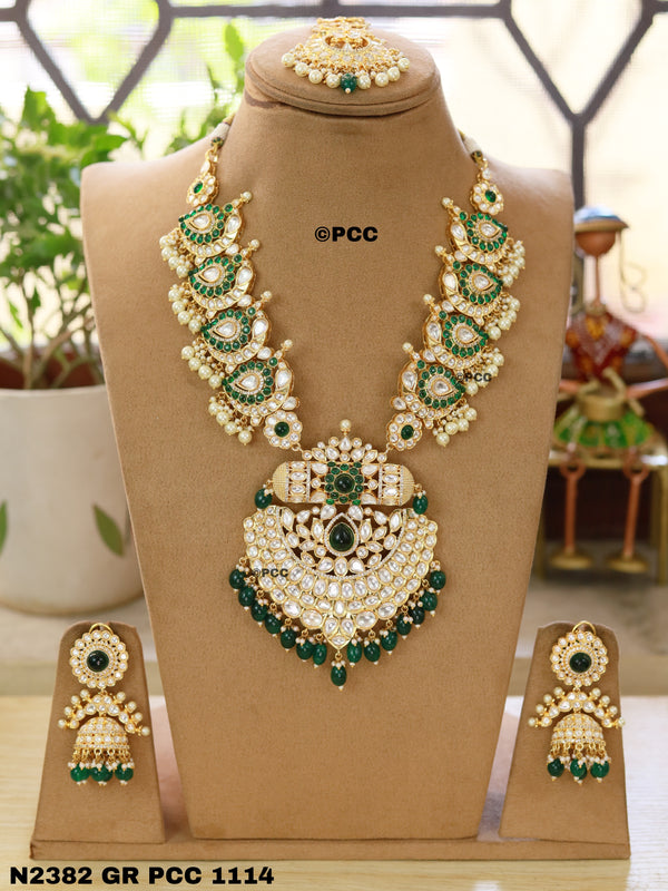 Kundan Elegance Polki Necklace