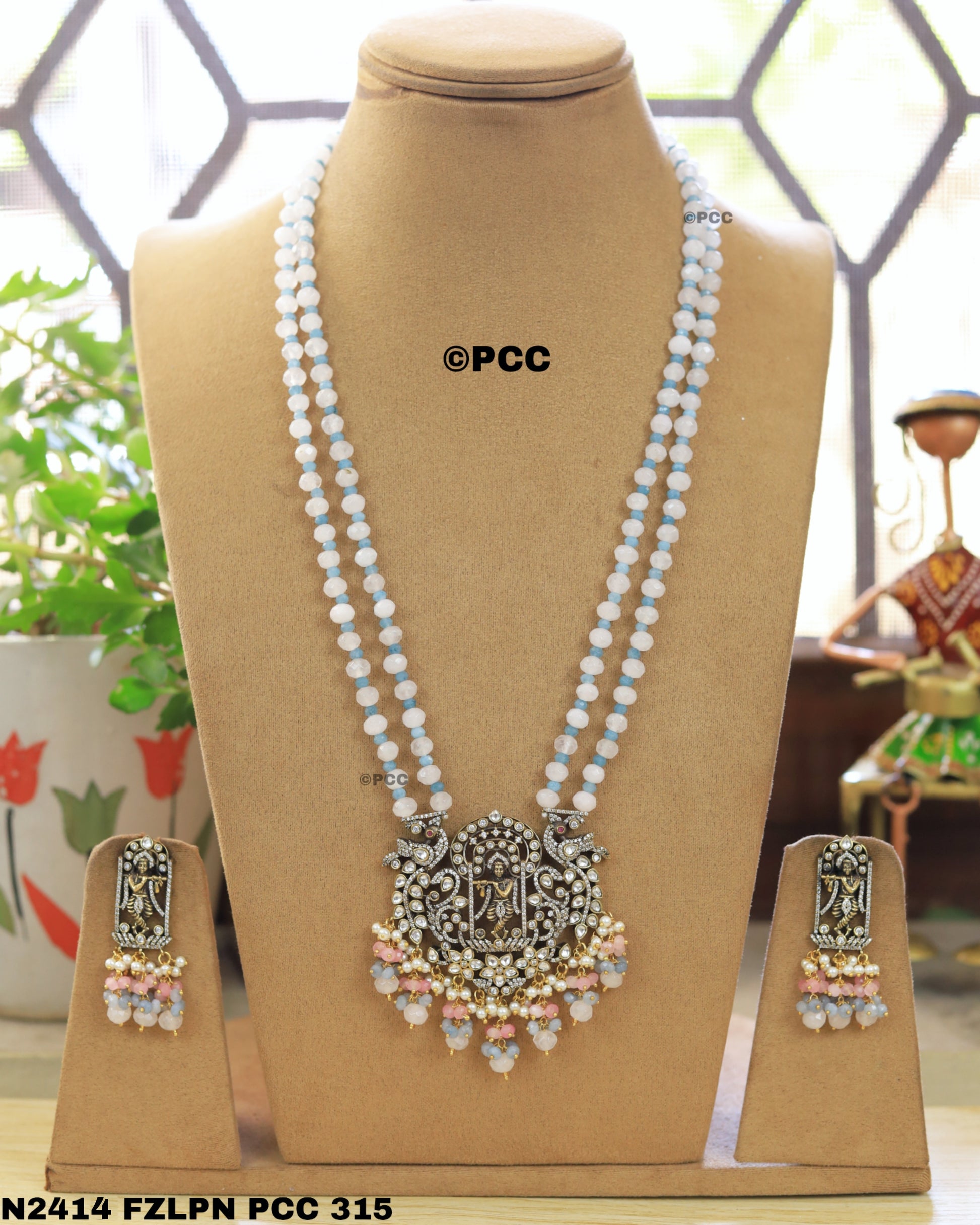 Eternal Brilliance CZ necklace with earrings.