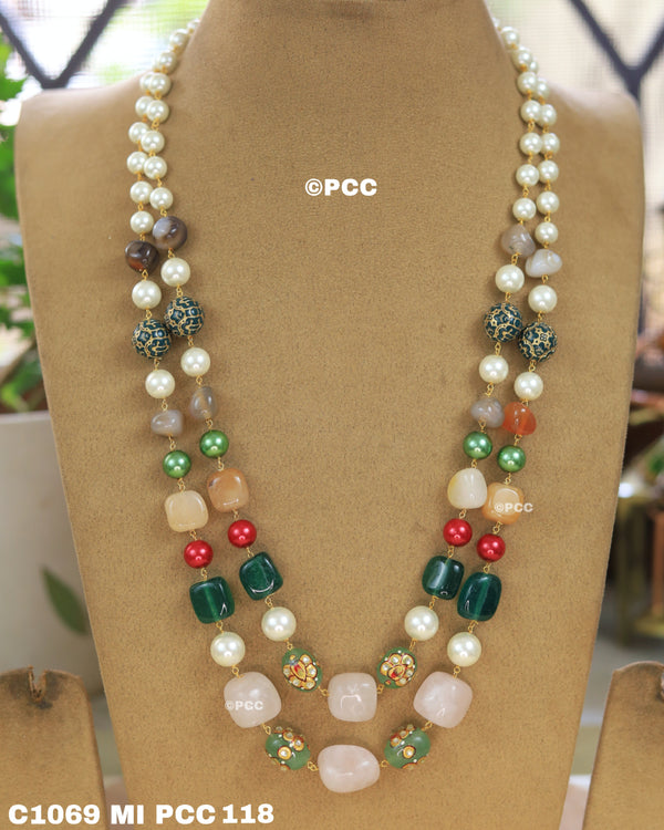 Buy Layered Necklace Online - Pinkcity craft