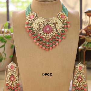 Handmade kundan Choker Necklace Set