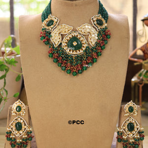 Handmade kundan Choker Necklace Set