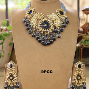 Handmade kundan Choker Necklace Set