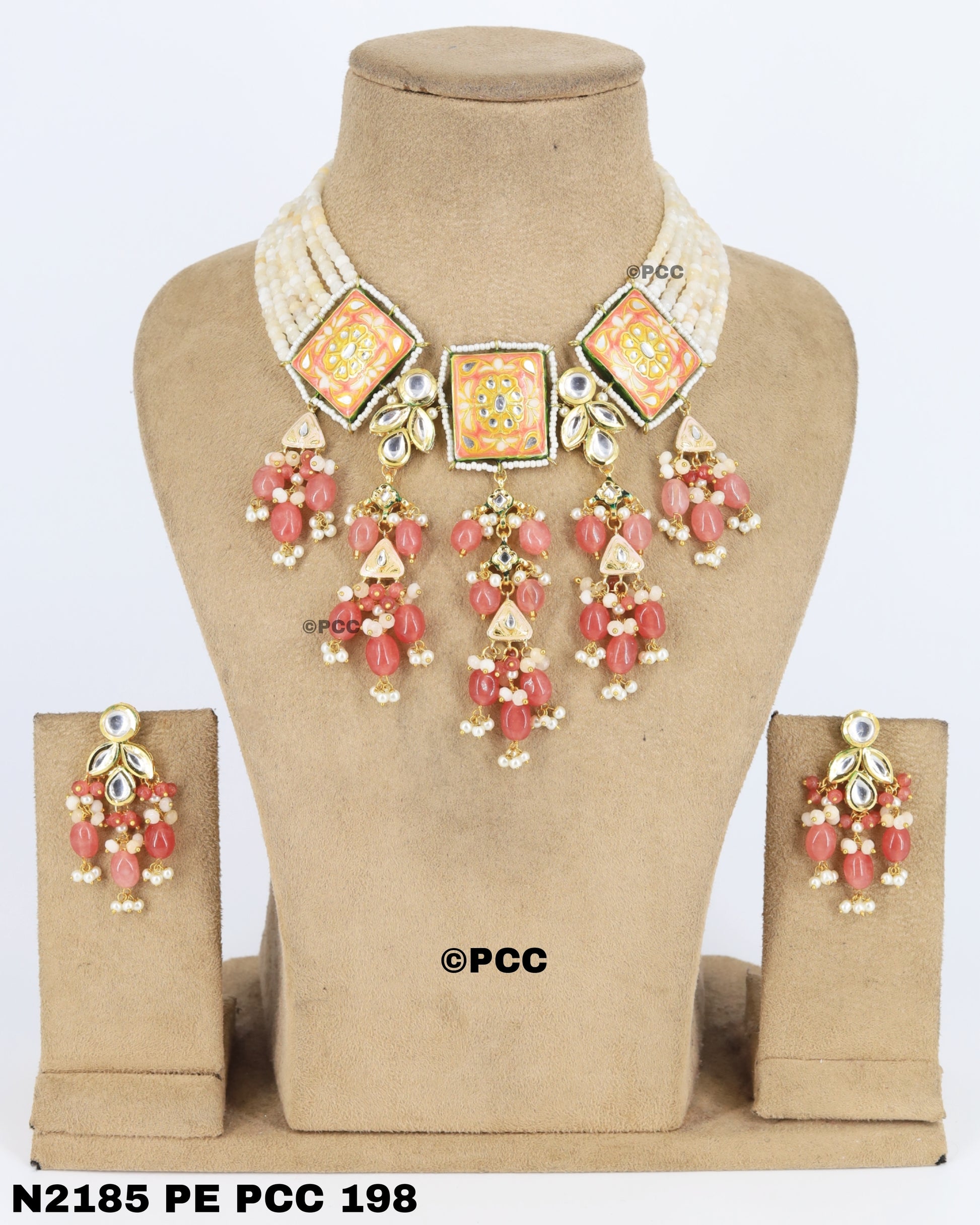 Heritage Treasures Rajasthani Traditional Kundan Necklace Set